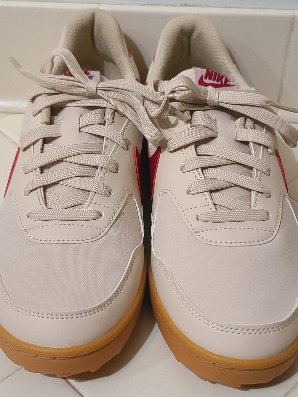 Nike Terra Manta Sanddrift Gum Light Brown Sail Noble Red Women's Size 10 - Picture 2 of 8